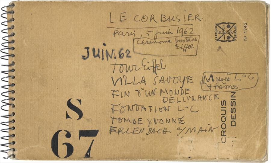 Stencil Faces in Le Corbusier Notebooks